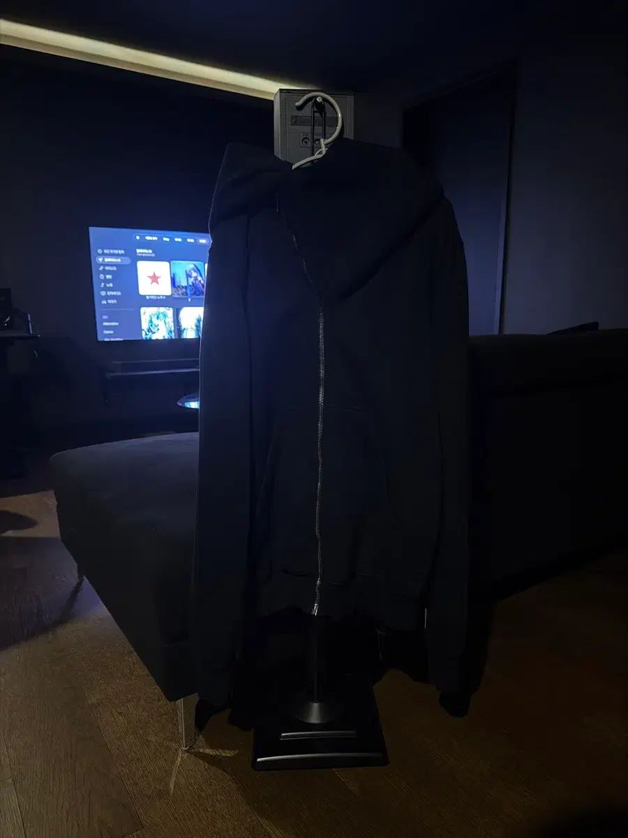 リックオウエンス マウンテン フードジップアップ XL