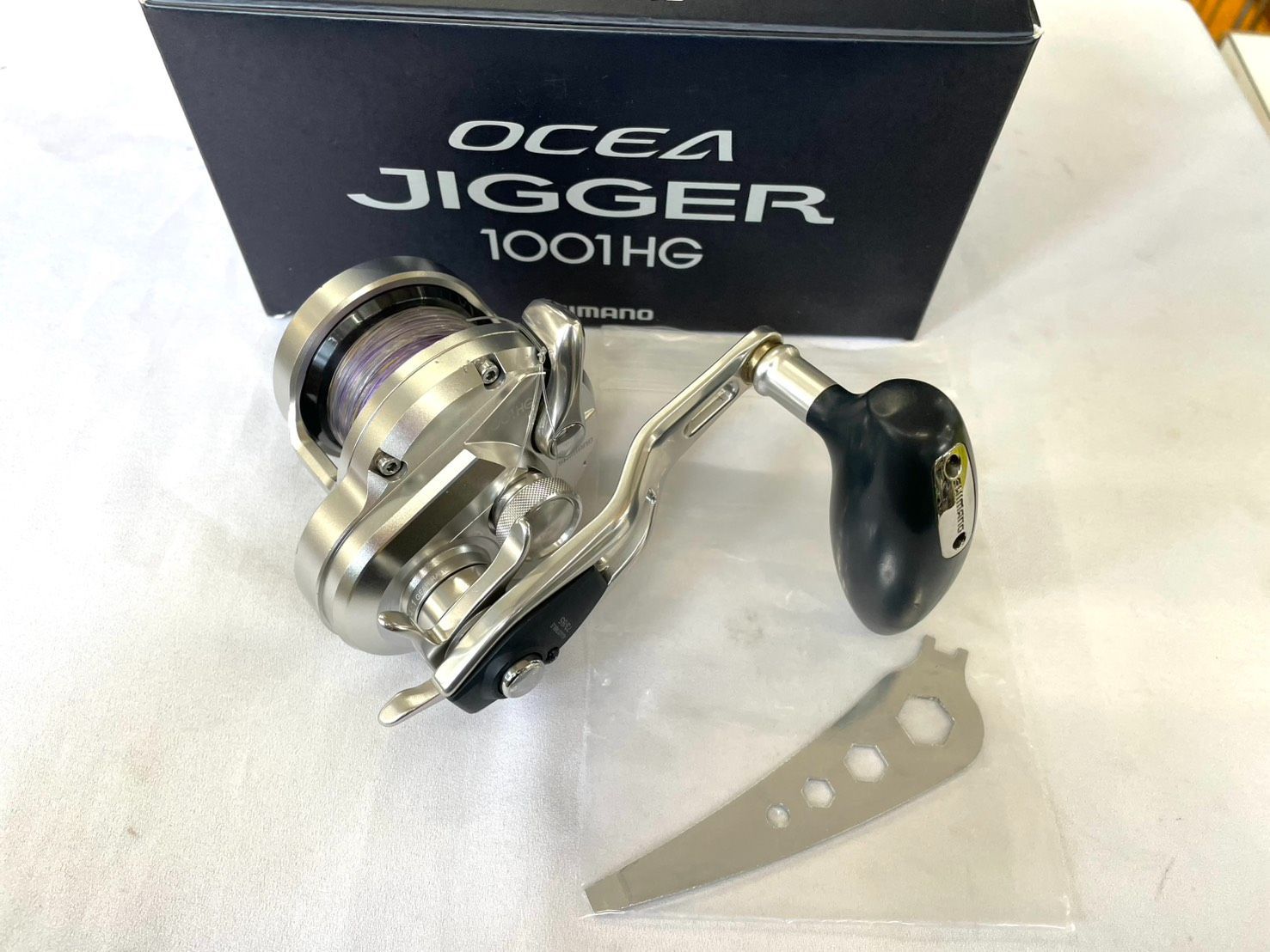 シマノ オシアジガー １００１ＨＧ ジギング スロージギング ベイトリール ＳＨＩＭＡＮＯ ＯＣＥＡ ＪＩＧＧＥＲ （０７）