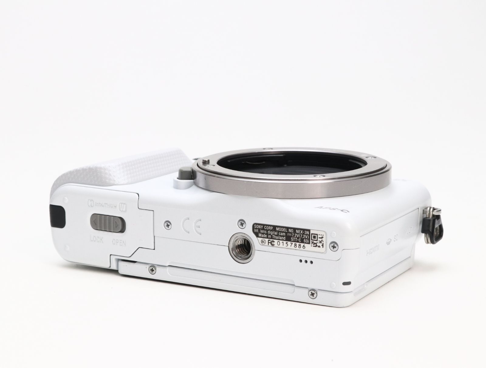 B+ (並品) SONY ソニー α NEX-3N ボディ ホワイト シャツター数 15,100