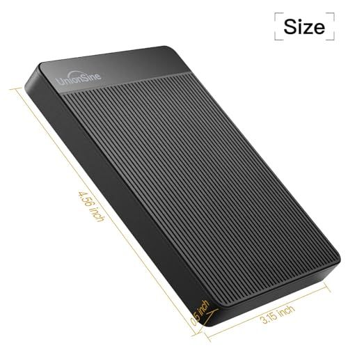 【新品】UnionSine 1TB 外付けハードディスク超薄型外付けHDDポータブルハードディスク 2.5インチ USB3.0に対応 PC/Mac/PS4/XBox/テレビ録画(黒)HD2510 ceb99db9