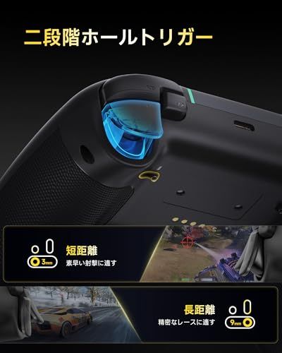【新品】EasySMX X05PRO PC コントローラー 無線/有線接続 2.4Gレシバー付き 軽音ボタン RGBライト 1000Hz ポーリングレート TURBO連射 振動調整 1000mAhバッテリー PC/Steam Deck/Swi 1bd7f3ab