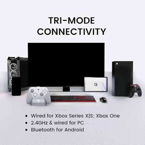 【新品】GameSir G7 Pro 有線＆ワイヤレス ゲームコントローラー Xbox Series X|S / Xbox One / PC / Android 対応 ホールエフェクトトリガー搭載 TMRスティック 1000Hzポーリングレー 5ecb087f
