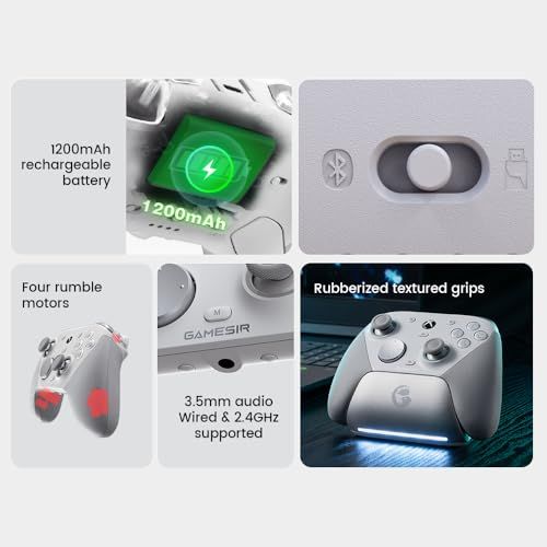 【新品】GameSir G7 Pro 有線＆ワイヤレス ゲームコントローラー Xbox Series X|S / Xbox One / PC / Android 対応 ホールエフェクトトリガー搭載 TMRスティック 1000Hzポーリングレー 5ecb087f