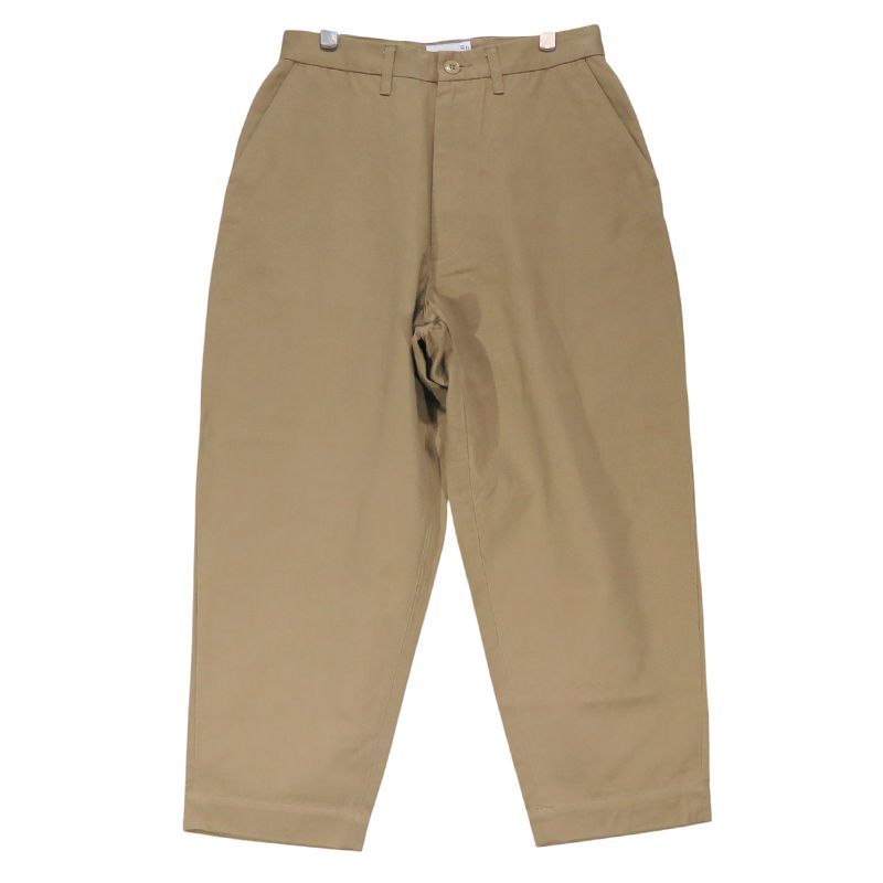 WTAPS ダブルタップス 21AW UNION 01/TROUSERS/COTTON.TWILL 212BRDT-PTM05 ユニオン トラウザーズ コットン ツイル ベージュ パンツ ボトムス サイズ01(S) June