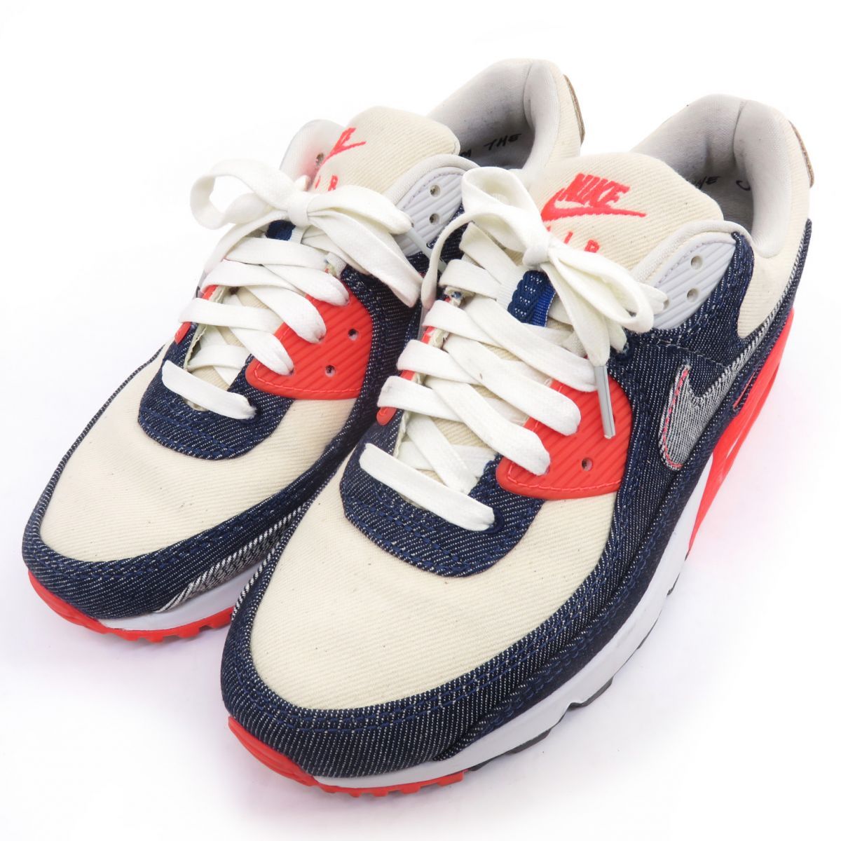 NIKE AIR MAX 90 DENHAM ナイキ エア マックス 90 デンハム CU1646-400 US7 25cm 箱無 ※中古