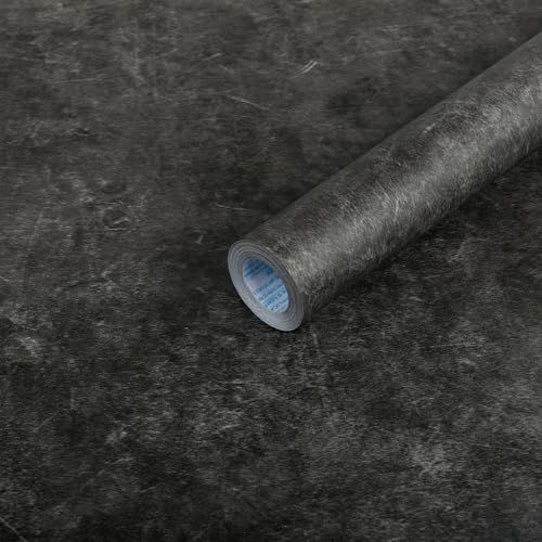 壁紙 コンクリート リメイクシート コンクリート調 グレー はがせる 壁紙シール おしゃれ 幅60cm×長さ10m 厚手 透けない のり付き 大理石 シート インテリアシート 防水 防油 防カビ 耐熱 キッチン 浴室 リビング 壁DIY 家具 bbb28c05