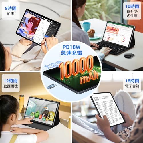 【Android16 タブレット 12インチ】TABWEE T60 アンドロイド16 タブレットPC、48GB+256GB+2TB拡張、2.5K IPS大画面 2400×1600解像度 90Hz、Widevine L1+Netflix対応、T fb4560b4