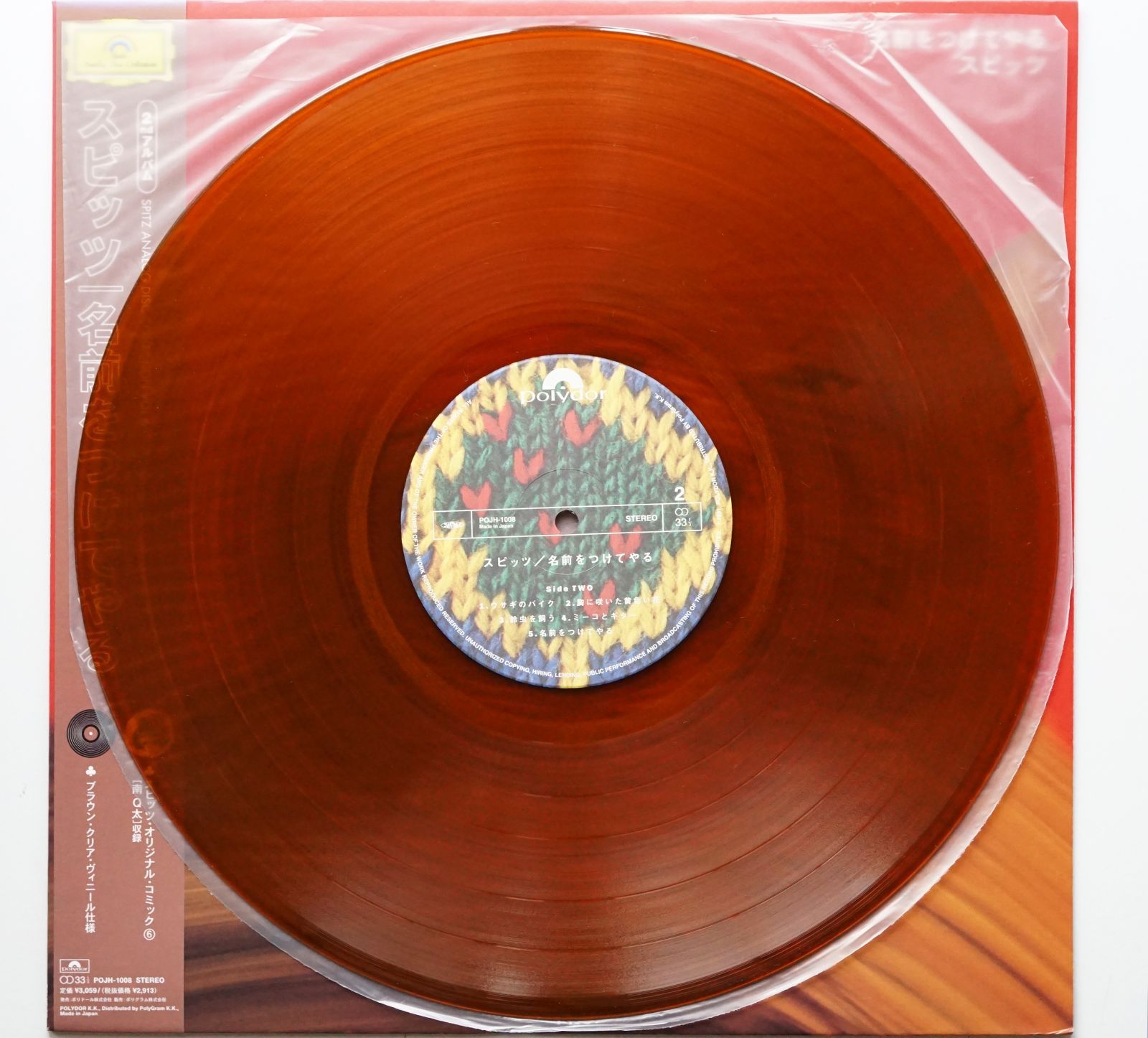 【中古】スピッツ 名前をつけてやる 2ndアルバム SPITZ ANALOG DISK COLLECTION Vol.6 LPレコード 帯付属
