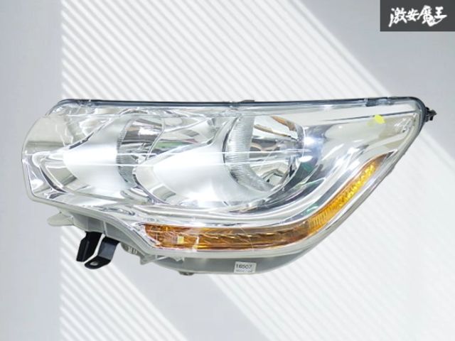 【レンズ綺麗！】シトロエン 純正 B75 C4 ハロゲン ヘッドライト ヘッドランプ レンズ 左 左側 助手席側 9687308380 即納 棚