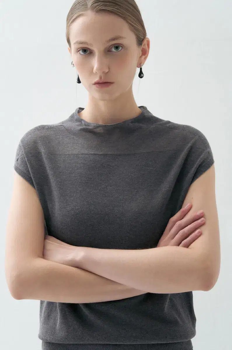 新作 The HANDSOME LANVIN COLLECTION ランバンコレクション モクネック ウール ニット 1回着用
