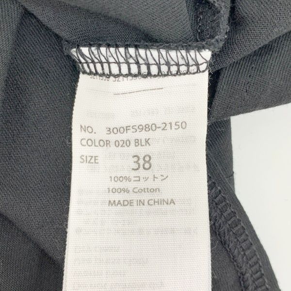 ENFOLD エンフォルド Tシャツ カットソー 半袖 フラワー 花 STAPLE天竺 Decorative T-SHIRT レディース サイズ38 トップス DL19339■