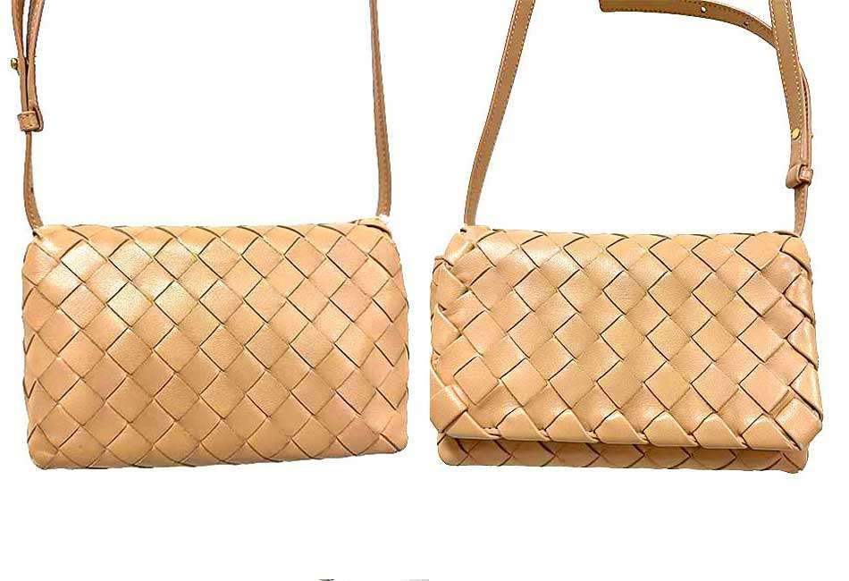 【中古】ボッテガ ヴェネタ　BOTTEGA VENETA　イントレチャート　2WAY 斜め掛け ショルダーバッグ　ポシェット＿s11＿セルモアから出品＿s-0472-r11