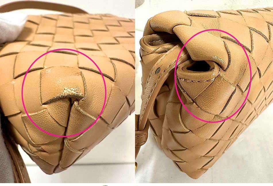 【中古】ボッテガ ヴェネタ　BOTTEGA VENETA　イントレチャート　2WAY 斜め掛け ショルダーバッグ　ポシェット＿s11＿セルモアから出品＿s-0472-r11