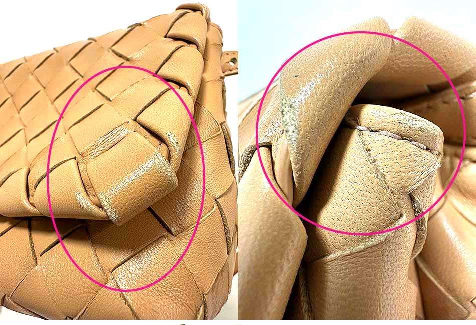 【中古】ボッテガ ヴェネタ　BOTTEGA VENETA　イントレチャート　2WAY 斜め掛け ショルダーバッグ　ポシェット＿s11＿セルモアから出品＿s-0472-r11
