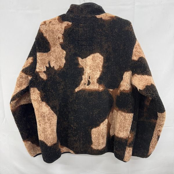 Supreme×THE NORTH FACE/シュプリーム×ノースフェイス【21AW】Bleached Denim Print Fleece Jacket/フリースジャケット/NA52100I/XL