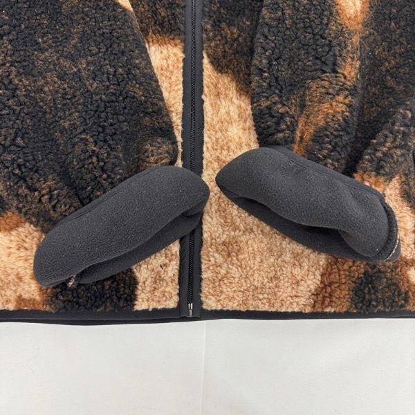Supreme×THE NORTH FACE/シュプリーム×ノースフェイス【21AW】Bleached Denim Print Fleece Jacket/フリースジャケット/NA52100I/XL