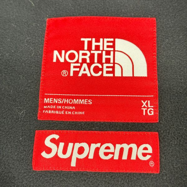 Supreme×THE NORTH FACE/シュプリーム×ノースフェイス【21AW】Bleached Denim Print Fleece Jacket/フリースジャケット/NA52100I/XL