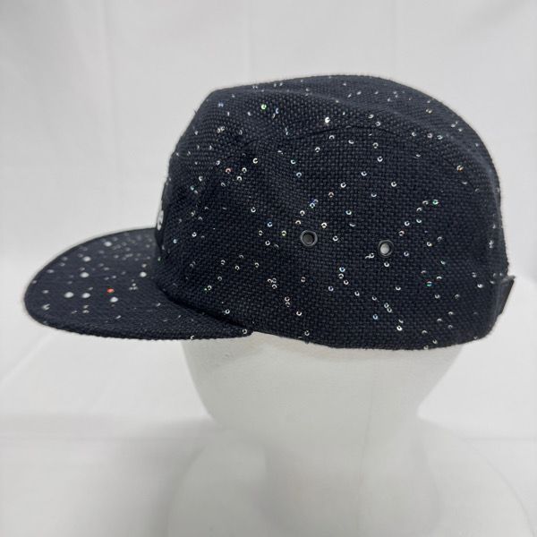 Supreme/シュプリーム【16AW】Sequins Camp Cap/シークインズ キャンプ キャップ/帽子/ブラック Supreme/シュプリーム【16AW】Sequins Camp Cap/シークインズ キャンプ キャップ/帽子/ブラック