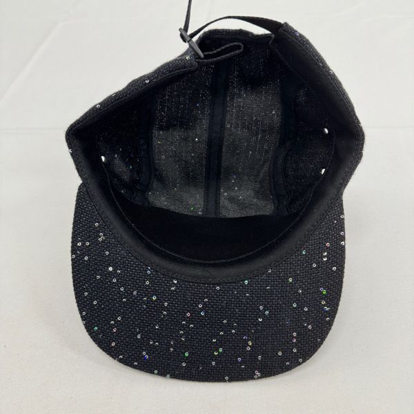Supreme/シュプリーム【16AW】Sequins Camp Cap/シークインズ キャンプ キャップ/帽子/ブラック Supreme/シュプリーム【16AW】Sequins Camp Cap/シークインズ キャンプ キャップ/帽子/ブラック