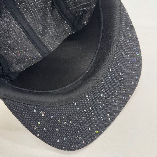 Supreme/シュプリーム【16AW】Sequins Camp Cap/シークインズ キャンプ キャップ/帽子/ブラック Supreme/シュプリーム【16AW】Sequins Camp Cap/シークインズ キャンプ キャップ/帽子/ブラック