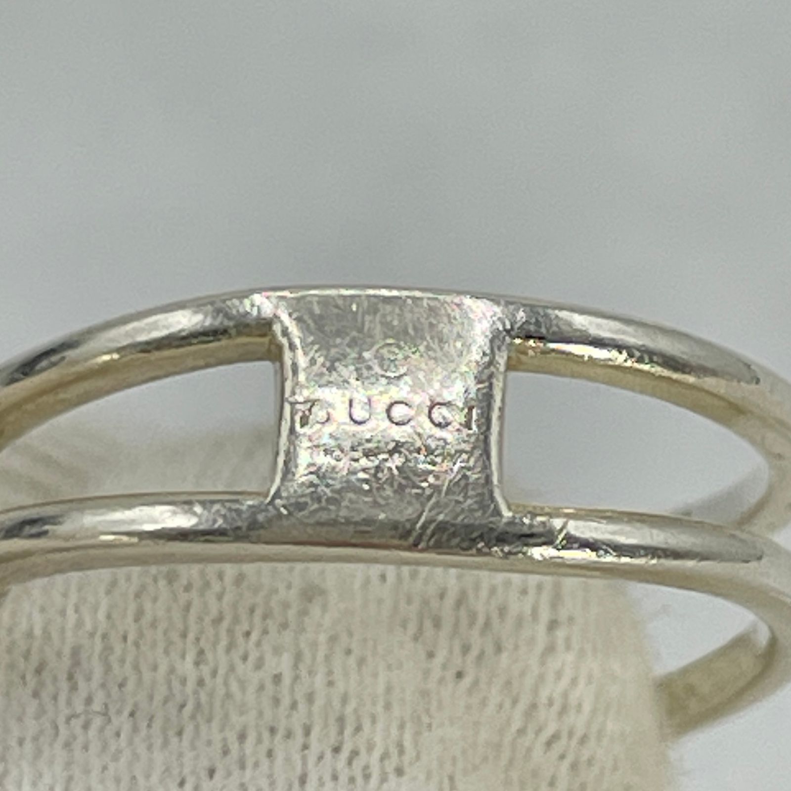 GUCCI グッチ インターロッキングG オープンバンド リング 17(16号) SV925 シルバー 指輪 メンズ レディース GUCCI グッチ インターロッキングG オープンバンド リング 17(16号) SV925 シルバー 指輪 メンズ レディース