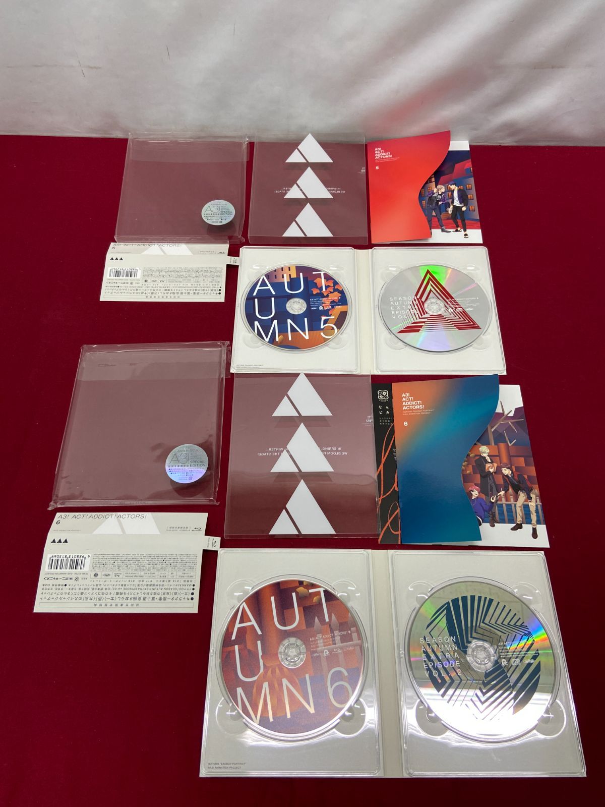 カメ】【初回生産限定盤】A3！ ACT！ADDICT! ACTORS! Blu-ray 全8巻 