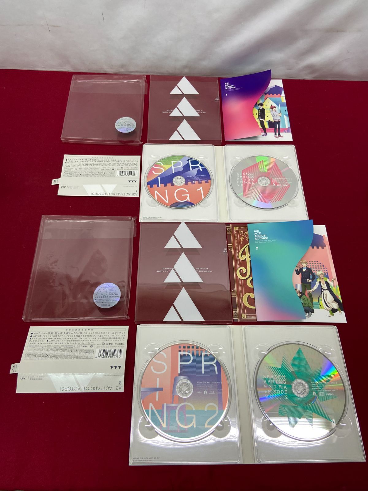 カメ】【初回生産限定盤】A3！ ACT！ADDICT! ACTORS! Blu-ray 全8巻 