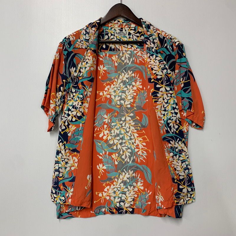 【中古品】 SUN SURF サンサーフ SS38026 KAHILI GINGER カヒリ ジンジャー トップス 半袖 【145-260606-cs-11-izu】