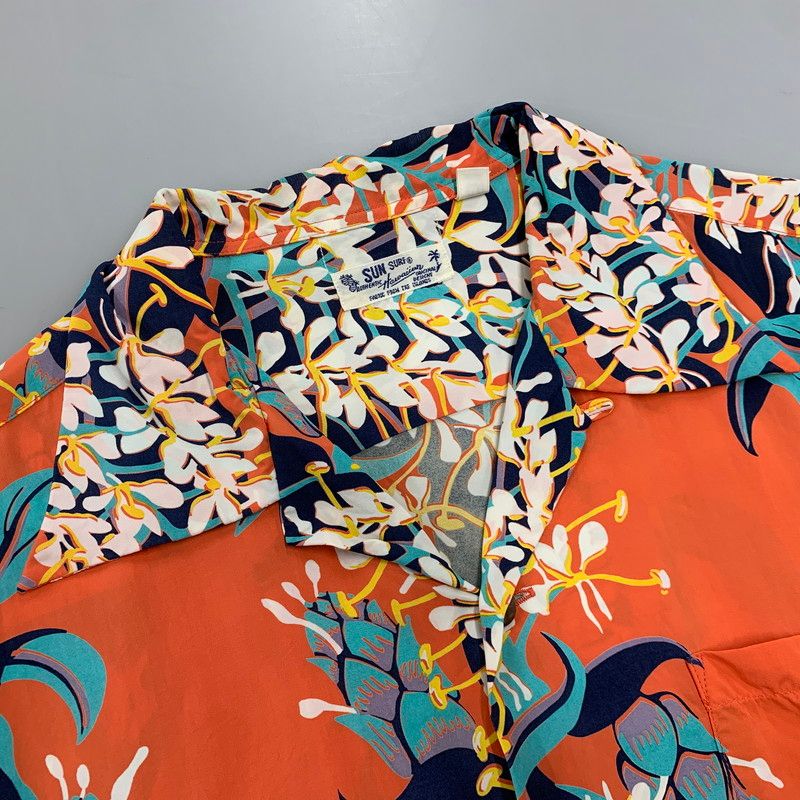 【中古品】 SUN SURF サンサーフ SS38026 KAHILI GINGER カヒリ ジンジャー トップス 半袖 【145-260606-cs-11-izu】
