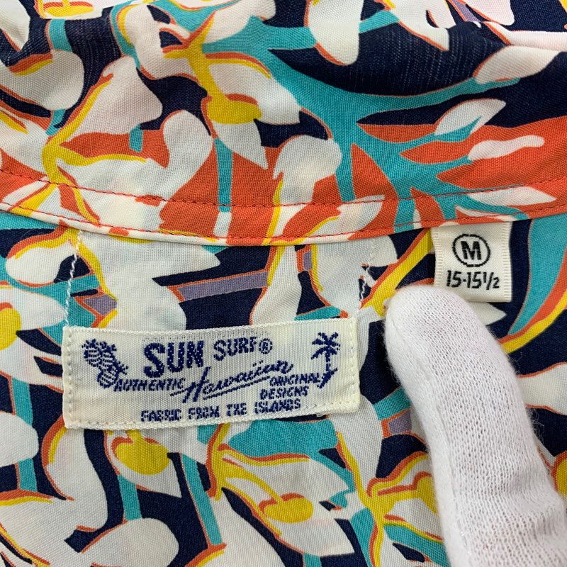 【中古品】 SUN SURF サンサーフ SS38026 KAHILI GINGER カヒリ ジンジャー トップス 半袖 【145-260606-cs-11-izu】