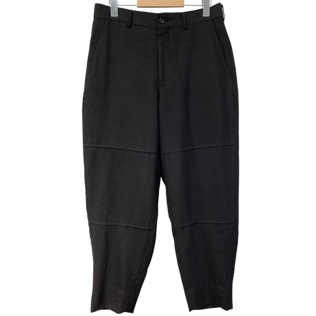 COMME des GARCONS HOMME DEUX 23SS ジャガードニーパッチワークテーパードパンツスラックス 8069000146387