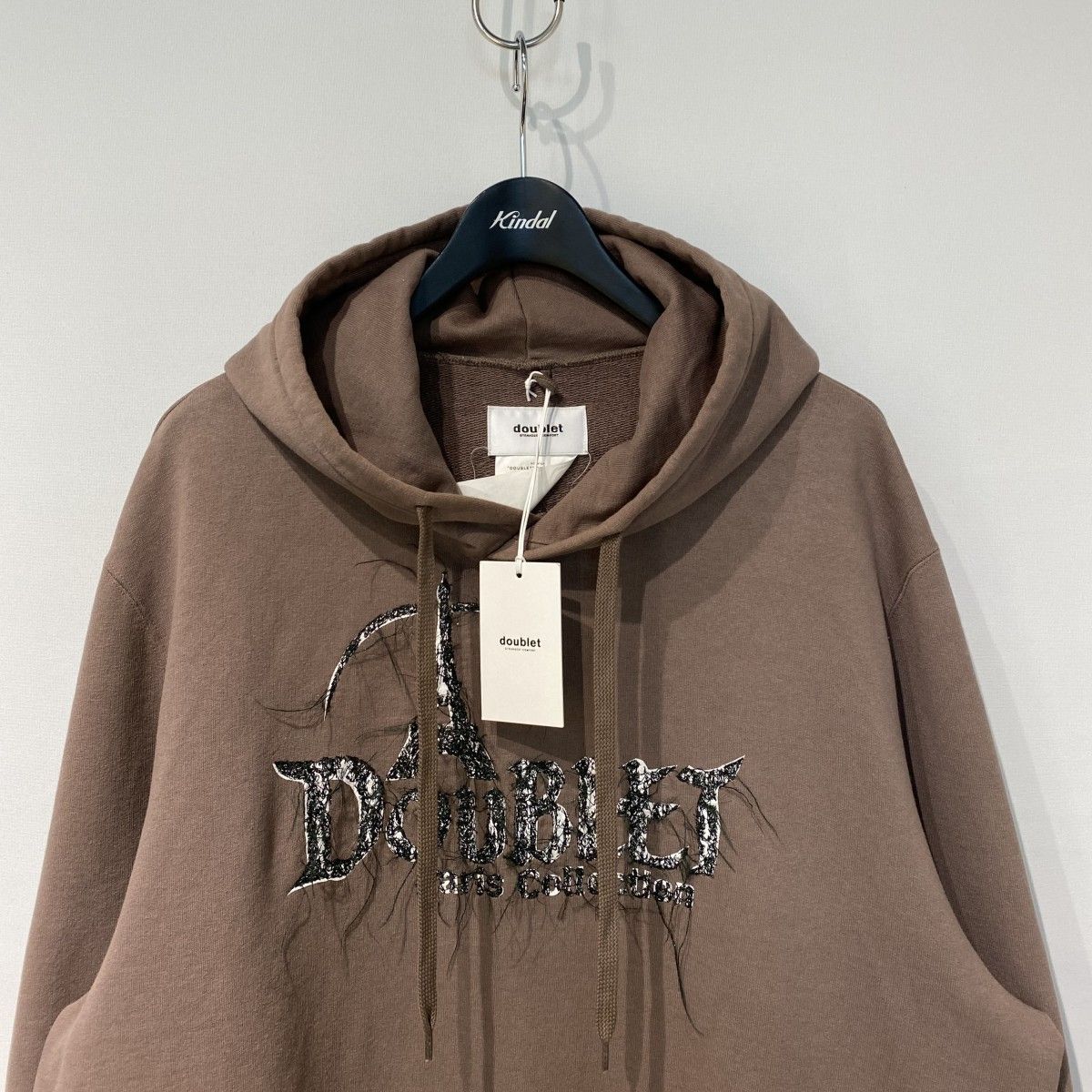 doublet 23AW Doublet Embroidery Hoodie Logoオーバーサイズロゴ 