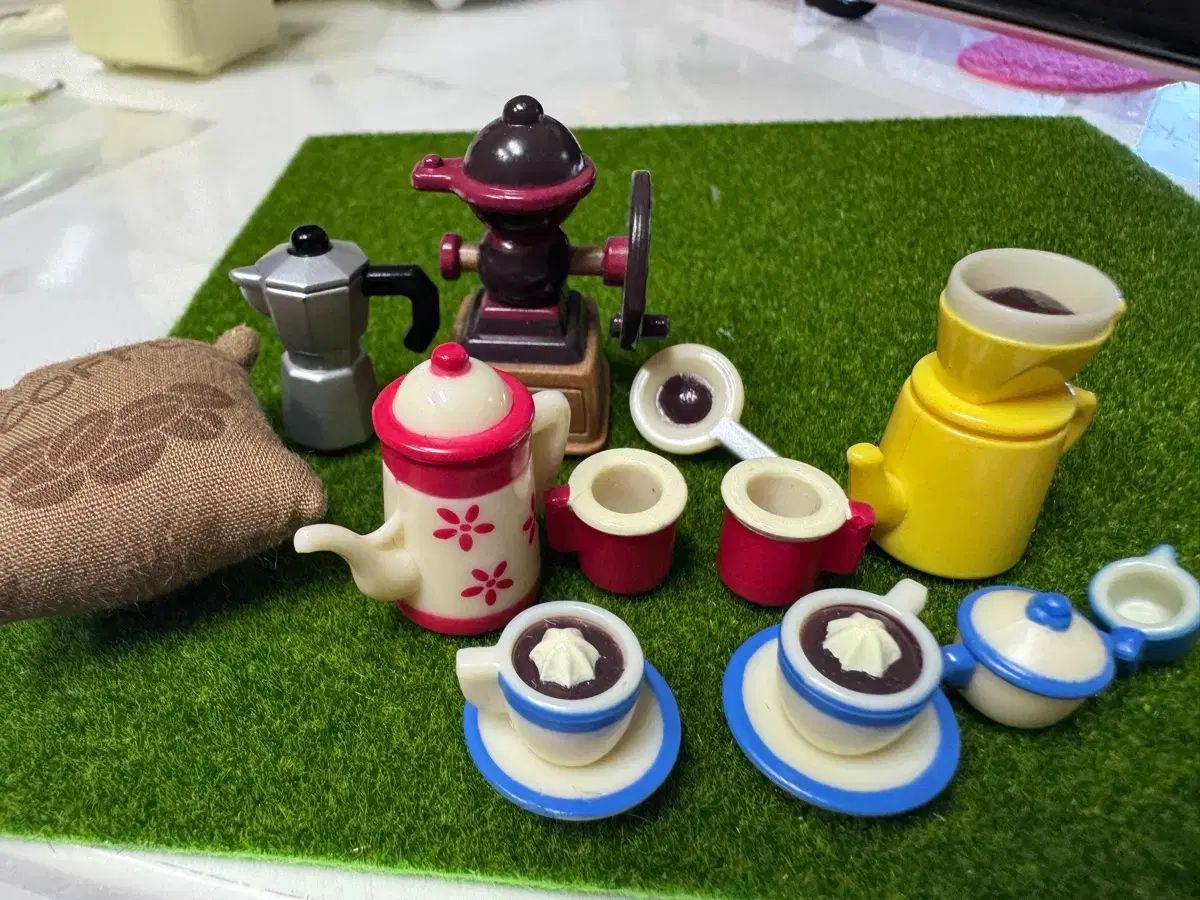 シルバニアファミリー SOUPのキー 限定 ヴィンテージ コーヒー セット