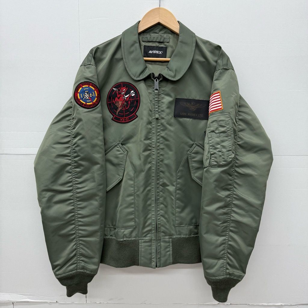 AVIREX CWU-36P VX-31 TOPGUN セージ サイズXL 783-0252039