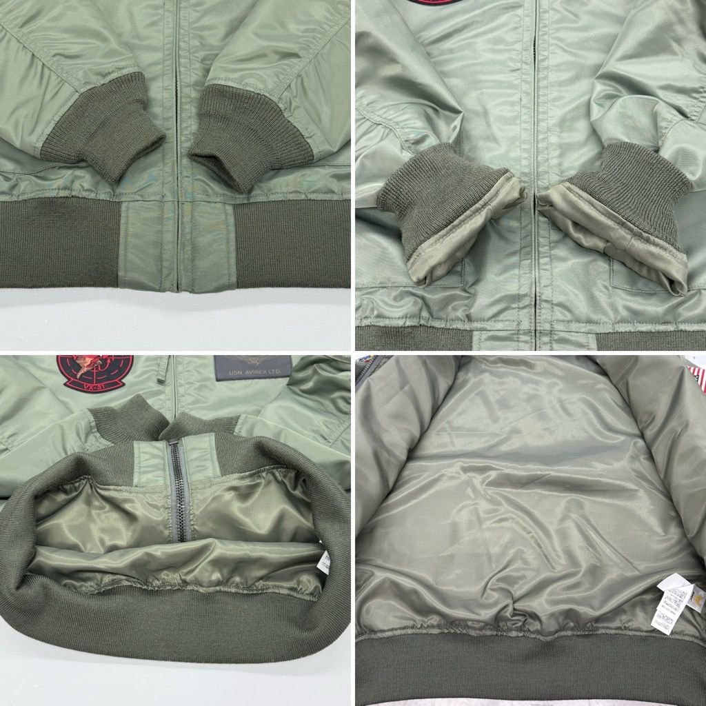 AVIREX CWU-36P VX-31 TOPGUN セージ サイズXL 783-0252039
