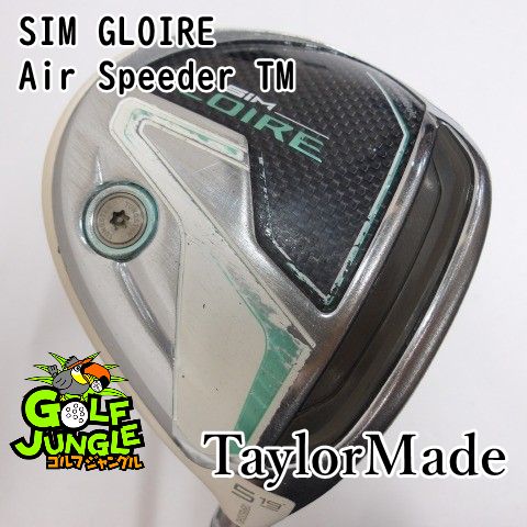 【中古】レディースフェアウェイウッド テーラーメイド SIM GLOIRE Air Speeder TM L 19 フェアウェイウッド カーボンシャフト おすすめ レディース 右 [2592]