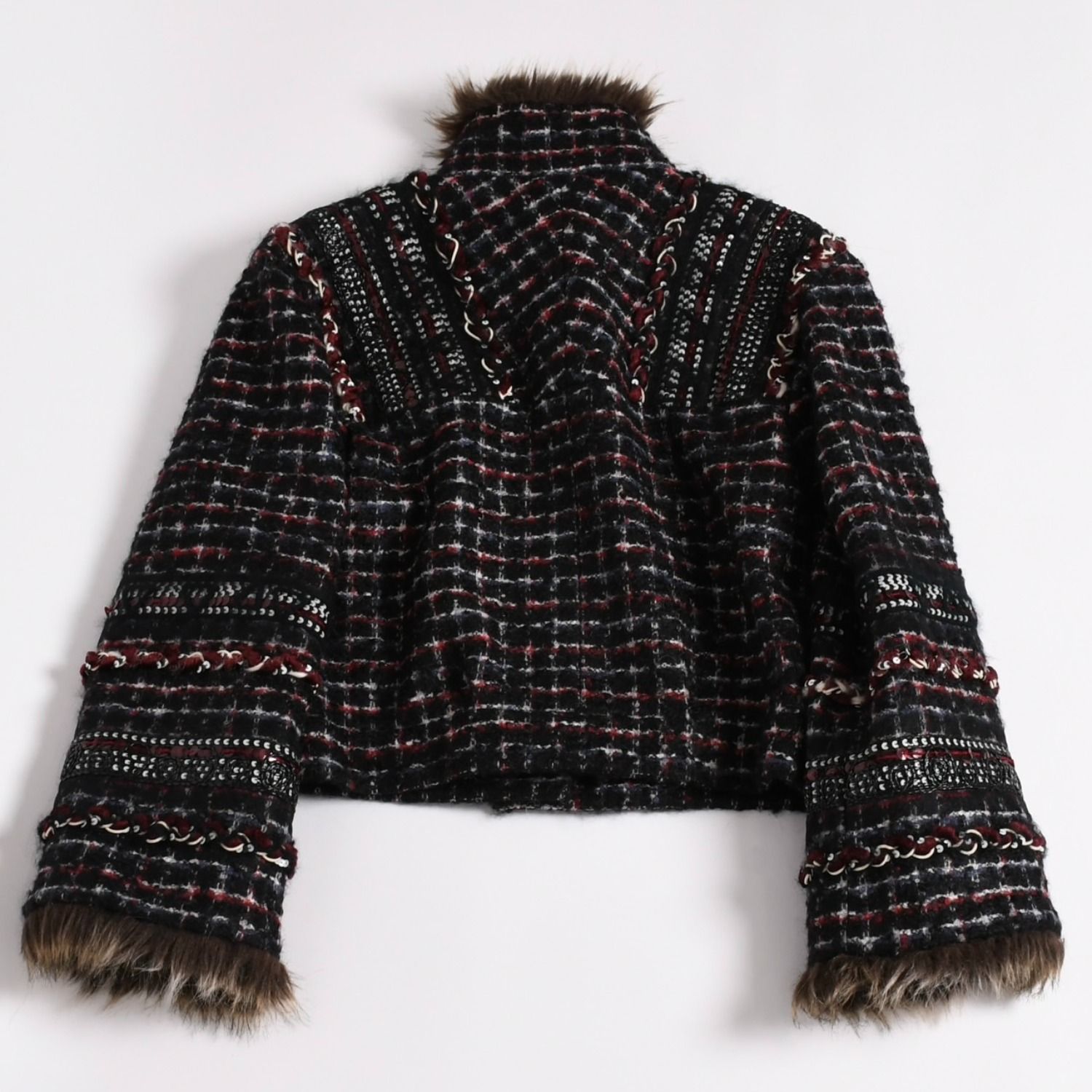 CHANEL シャネル ツイードジャケット P39534V28358 サイズ38 ココ 