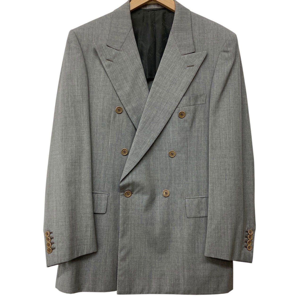 Brioni/ブリオーニ/ダブルブレストジャケット/グレー/サイズ48/メンズ/RS1547 12,698円