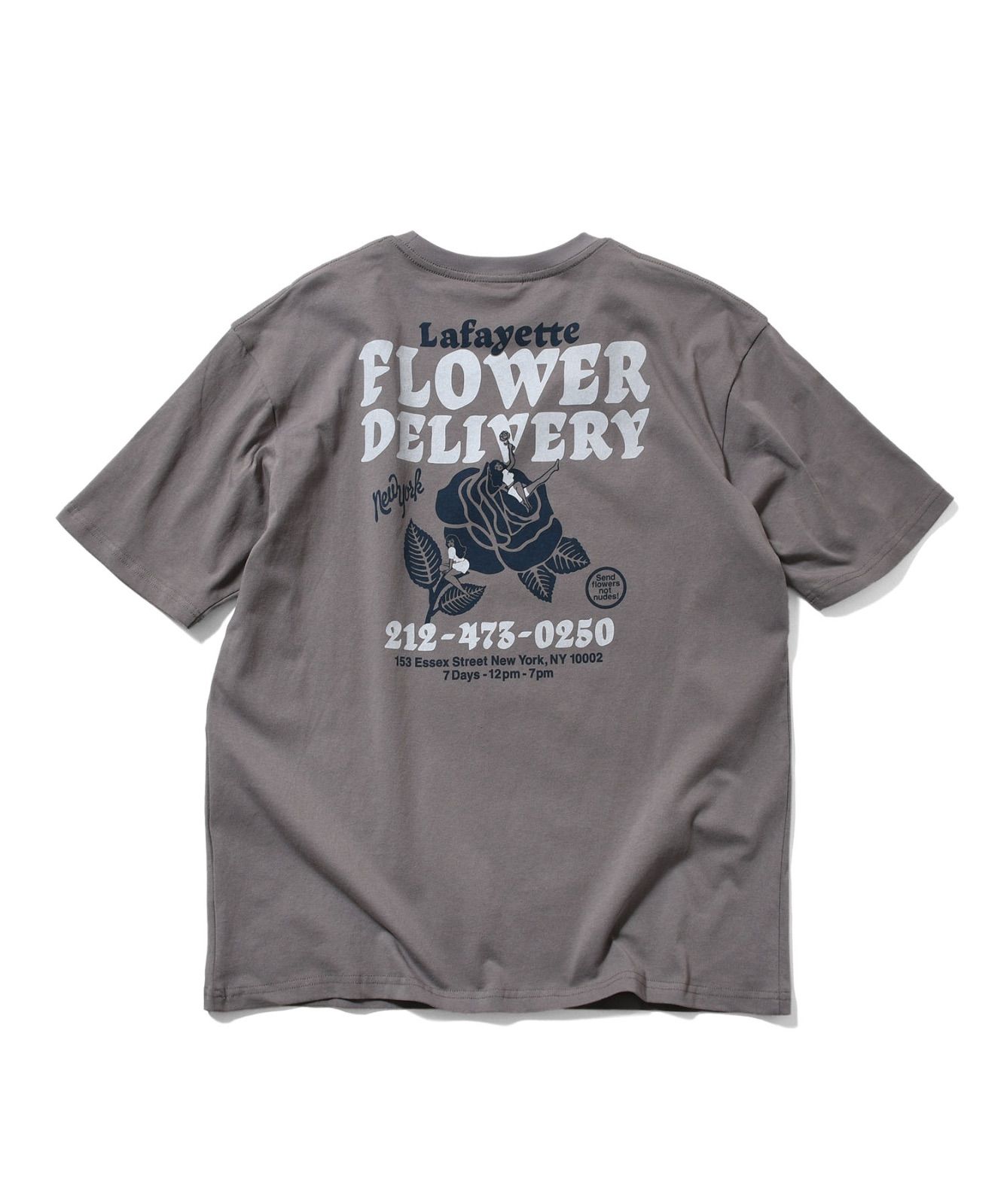 LFYT エルエフワイティー FLOWER DELIVERY TEE 半袖Tシャツ LS260114 CHARCOAL XLサイズ ¥7700 + 送料¥600