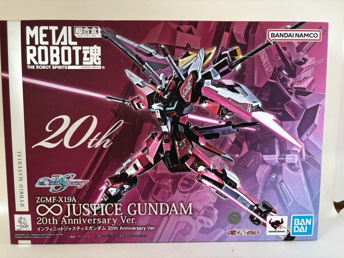 【中古】【未開封】METAL ROBOT魂 <SIDE MS> インフィニットジャスティスガンダム 20th Anniversary Ver.
