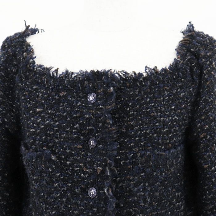 美品】CHANEL シャネル ヴィンテージ ジャケット ウール x モヘア 