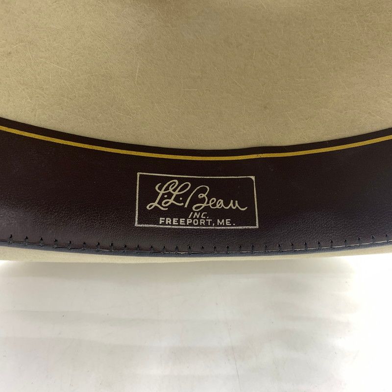 【中古品】 L.L.Bean エルエルビーン × STETSON ステットソン 別注 コラボ MOOSE RIVER HAT A078 ムースリバー ハット 帽子 【185-260606-ko-08-tei】