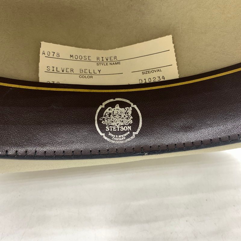 【中古品】 L.L.Bean エルエルビーン × STETSON ステットソン 別注 コラボ MOOSE RIVER HAT A078 ムースリバー ハット 帽子 【185-260606-ko-08-tei】