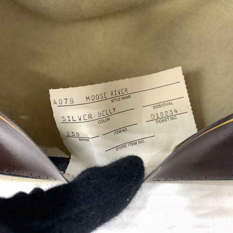 【中古品】 L.L.Bean エルエルビーン × STETSON ステットソン 別注 コラボ MOOSE RIVER HAT A078 ムースリバー ハット 帽子 【185-260606-ko-08-tei】
