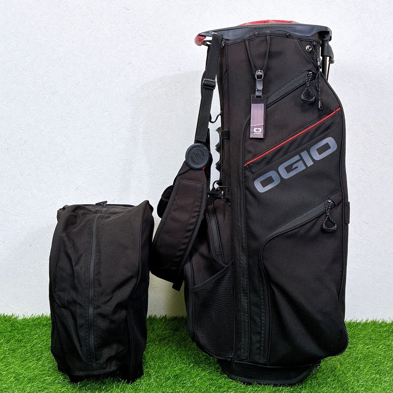 OGIO WOODE Hybrid 8 Stand Bag 2022 オジオ キャディバッグ 10型 軽量 スタンド ブラック