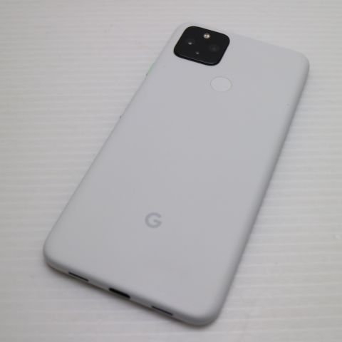 超美品 SoftBank Google Pixel 4a (5G) 128GB クリアリーホワイト