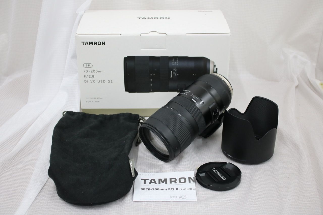 【返品保証】 【元箱付き】タムロン Tamron SP 70-200mm F2.8 Di VC USD G2 ニコンマウント レンズ e13262
