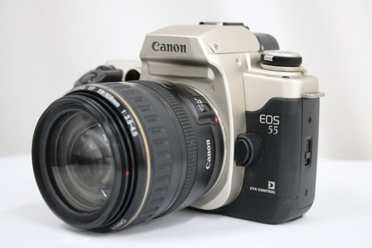【訳あり品】 キャノン Canon EOS 55 EF 28-105mm F3.5-4.5 ULTRASONIC ボディレンズセット e13278