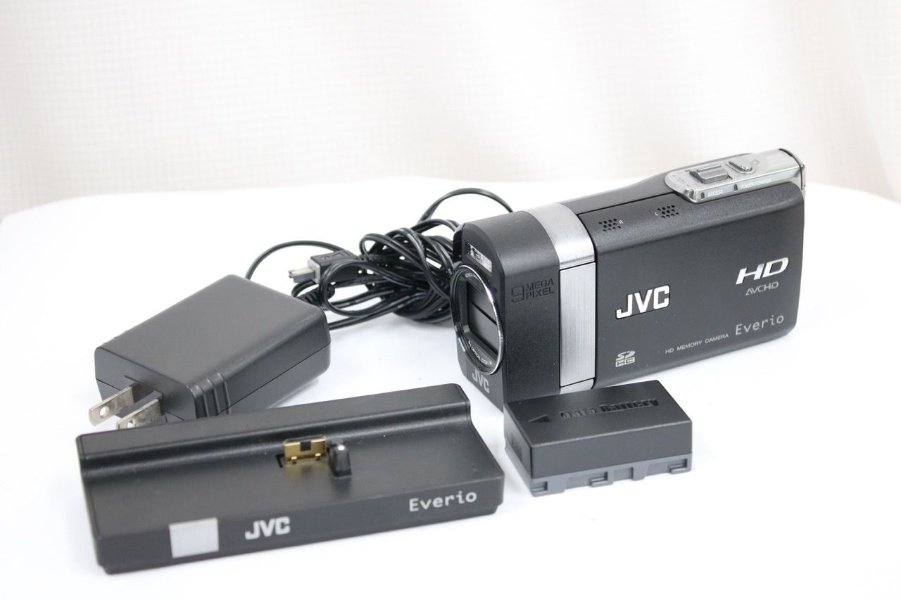 【返品保証】 JVC Everio GZ-X900 ブラック 5x 付属品多数 ビデオカメラ e13323
