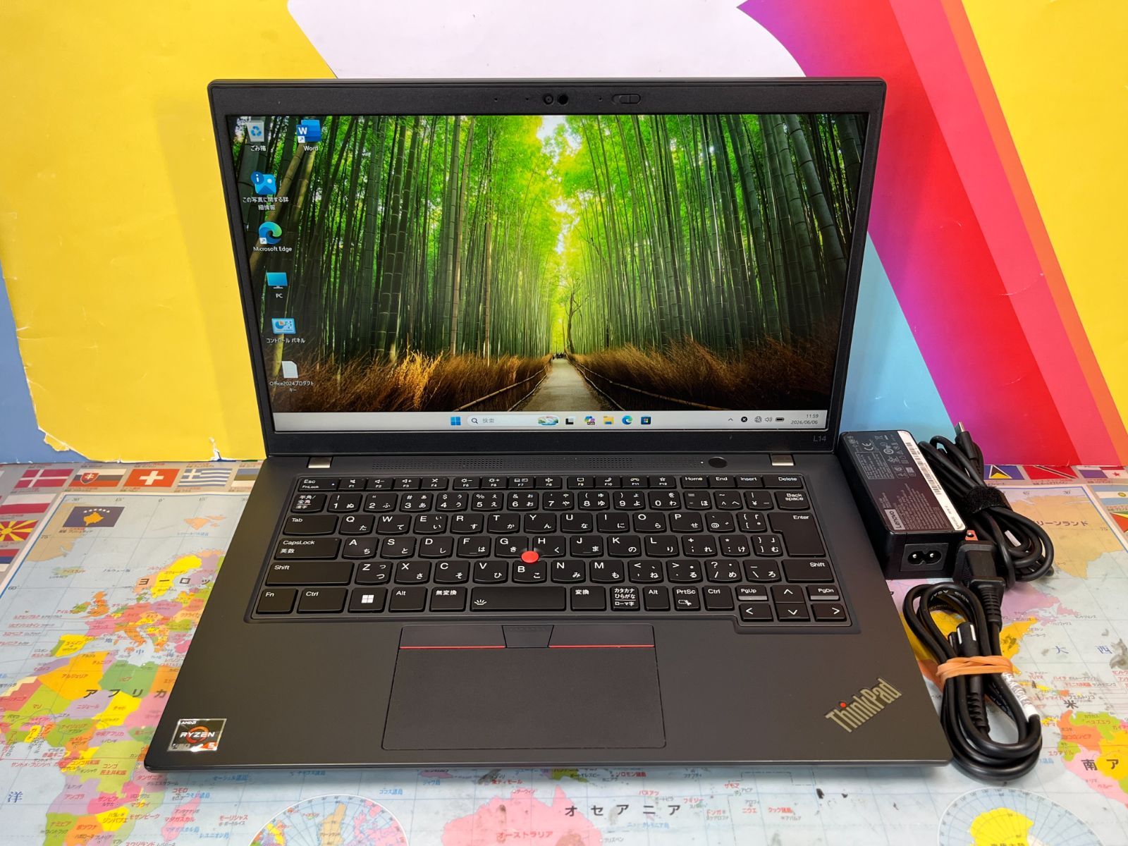 極美品 L14 Gen4 7530U 14.0型 16GB・512GB レノボ ノートPC